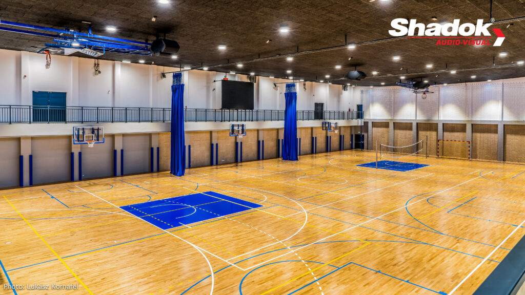 AWF sports games hall in Krakow - implementation by SHADOK AV