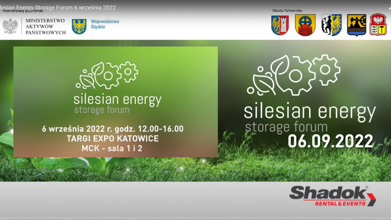 Plansza konferencji Silesian Energy Storage 2022