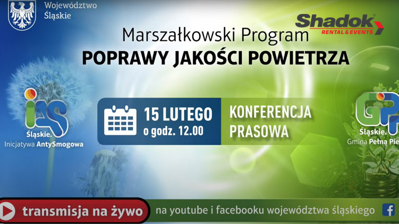 Marszałkowski Program Poprawy Jakości Powietrza — realizacja SHADOK AV